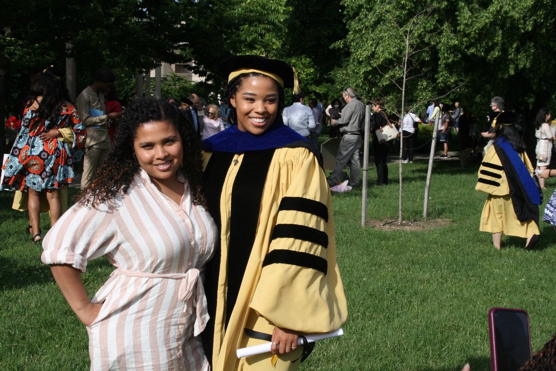 Family photo shared by Patricia: a graduation day